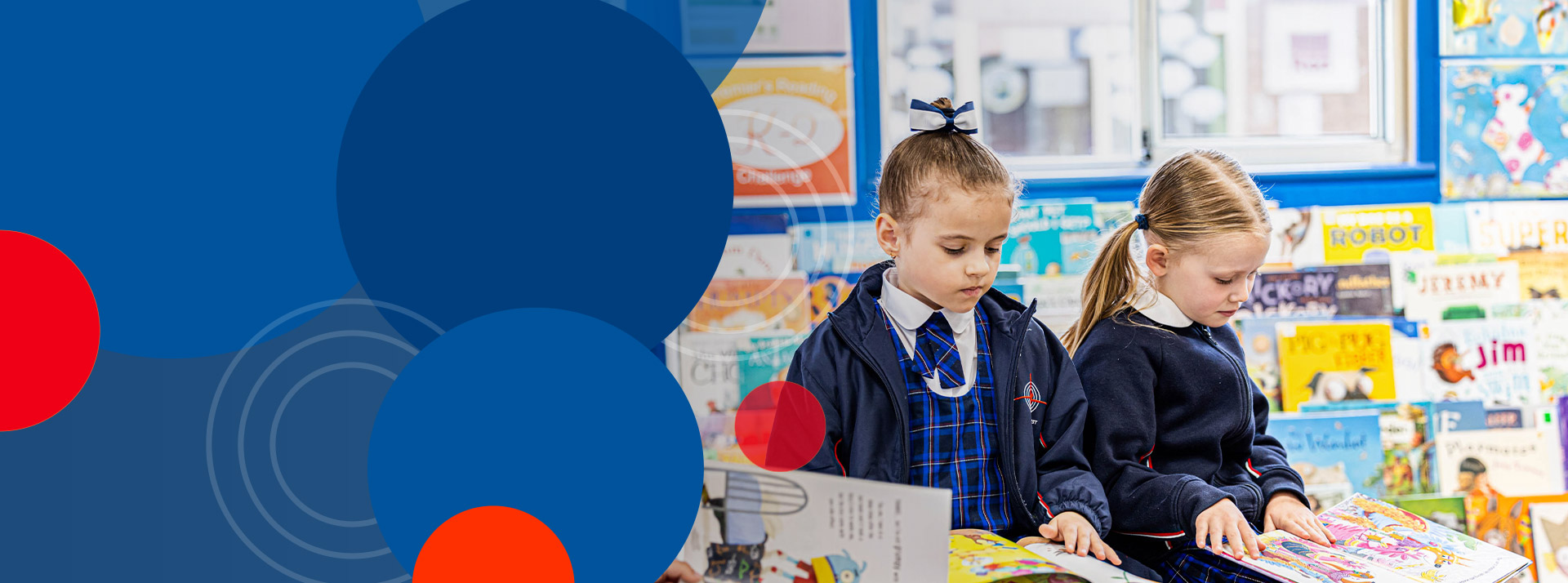 Bethany Catholic Primary School Glenmore Park students in the school library