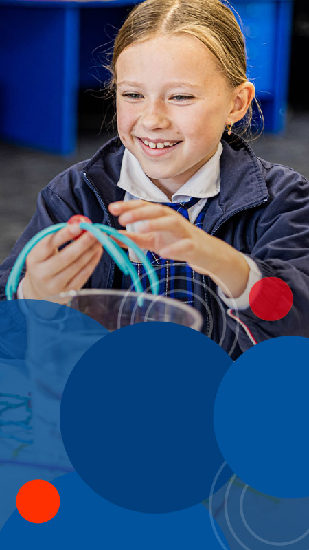Girl learning in class at Bethany Catholic Primary School Glenmore Park