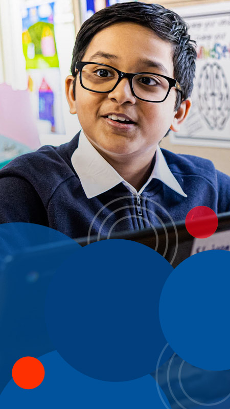 Boy learning in class at Bethany Catholic Primary School Glenmore Park