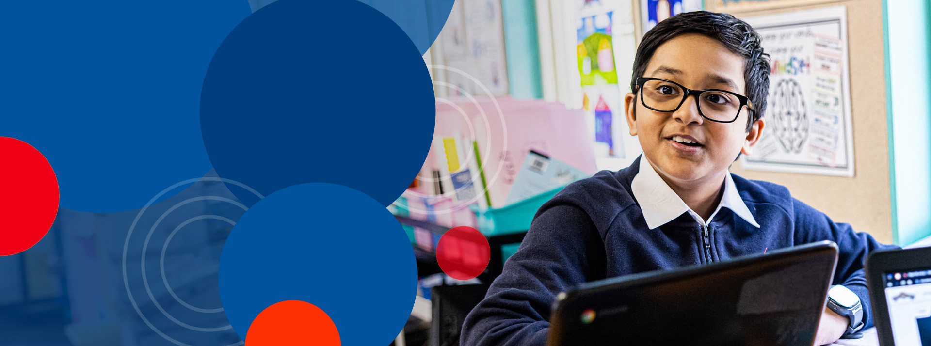 Boy learning in class at Bethany Catholic Primary School Glenmore Park